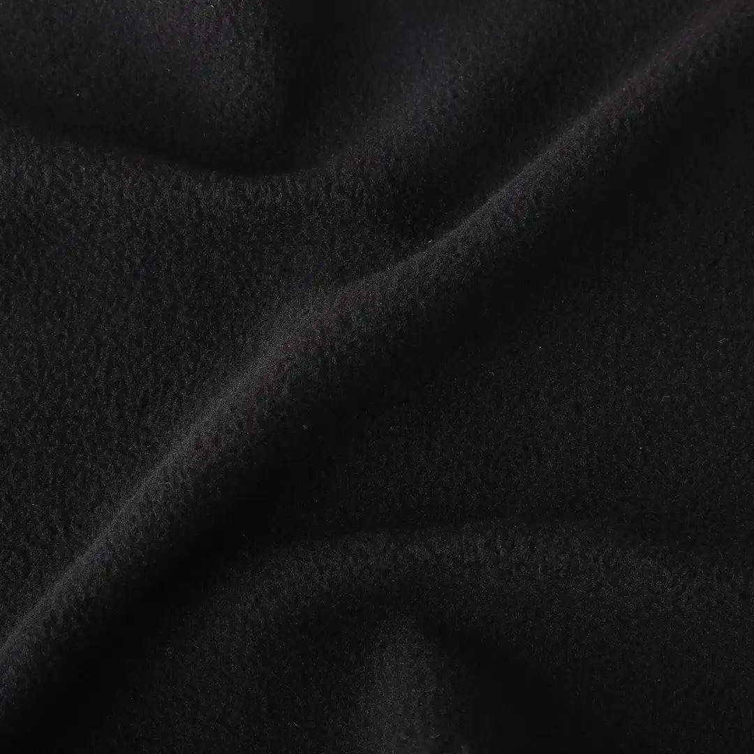 China Fabric for Hoodie,Jackets,Sweatshirt Polar Fleece Knit Fabric Polyester Black color buy from China wholesaler bulk order at wholesale price free worldwide shipping Alibaba