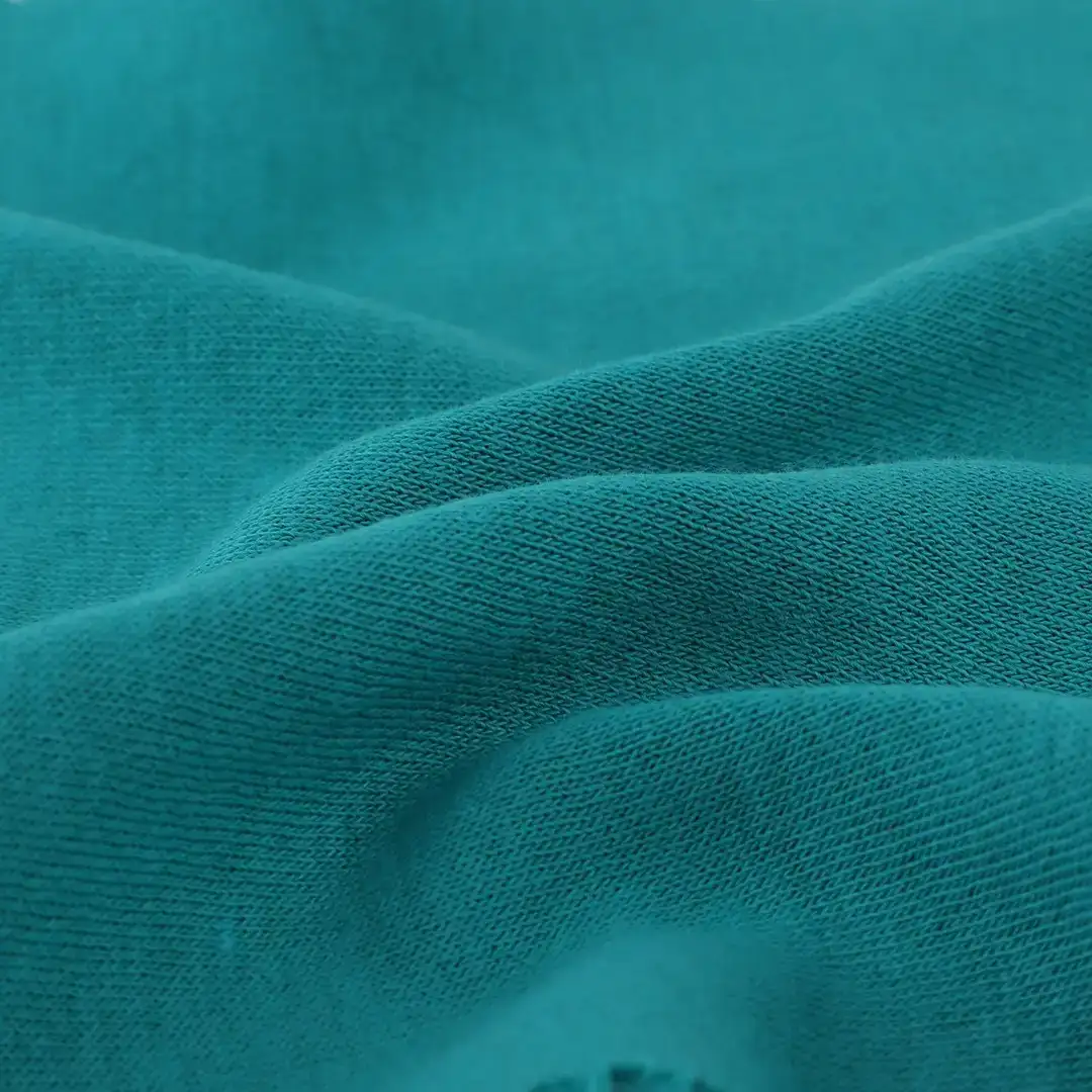 China Fabric for Hoodie,Sweatshirt,Jacket Fleece Knit Fabric Cotton Polyester Green color buy from China wholesaler bulk order at wholesale price free worldwide shipping Alibaba