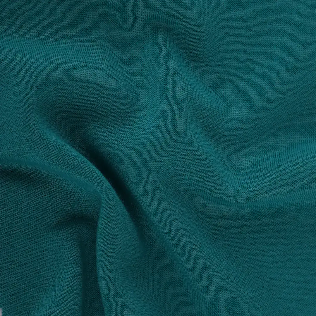 China Fabric for Hoodie,Sweatshirt,Jacket Fleece Knit Fabric Cotton Polyester Green color buy from China wholesaler bulk order at wholesale price free worldwide shipping Alibaba
