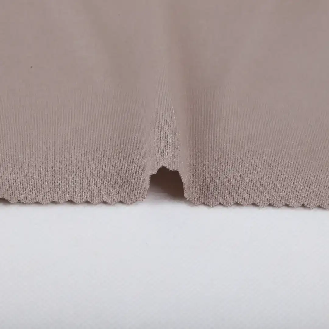 China Fabric for T-Shirt,Polo Shirt,Tank Top Pique Knit Fabric Polyester Beige color buy from China wholesaler bulk order at wholesale price free worldwide shipping Alibaba