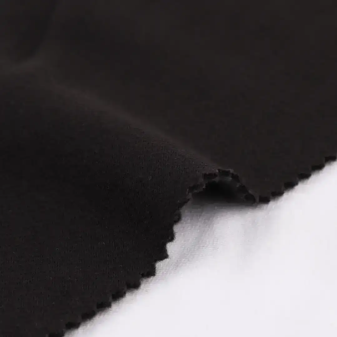 China Fabric for Hoodie,Sweatshirt,Jacket Fleece Knit Fabric Cotton Polyester Black color buy from China wholesaler bulk order at wholesale price free worldwide shipping Alibaba