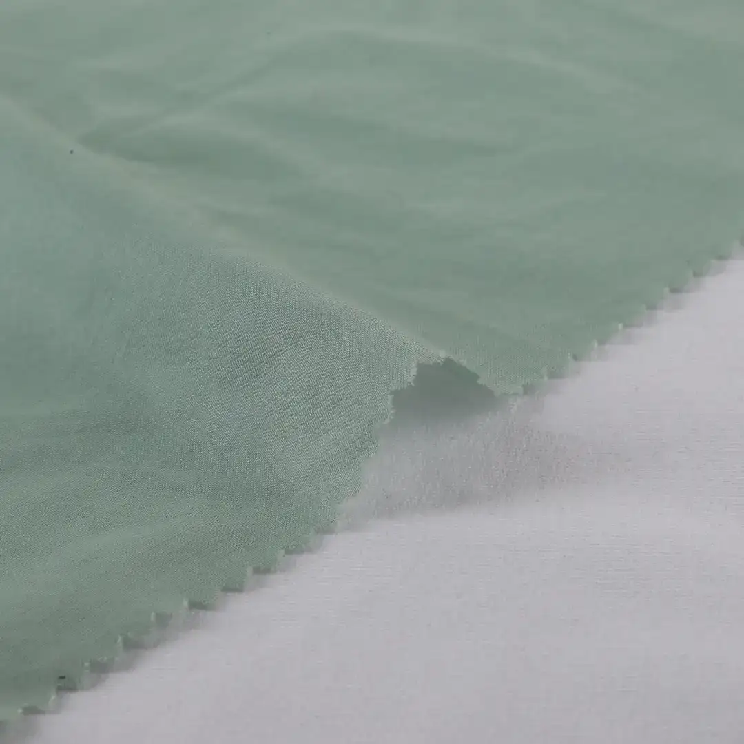China Fabric for Blouse,Skirt,Crop Top Cotton Poplin Natural Woven Fabric Cotton Green color buy from China wholesaler bulk order at wholesale price free worldwide shipping Alibaba