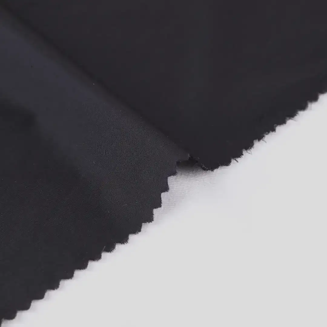 China Fabric for Jacket,Rain Coat,Bomber Jacket Nylon Taslon Synthetic Woven Fabric Nylon Spandex Black color buy from China wholesaler bulk order at wholesale price free worldwide shipping Alibaba