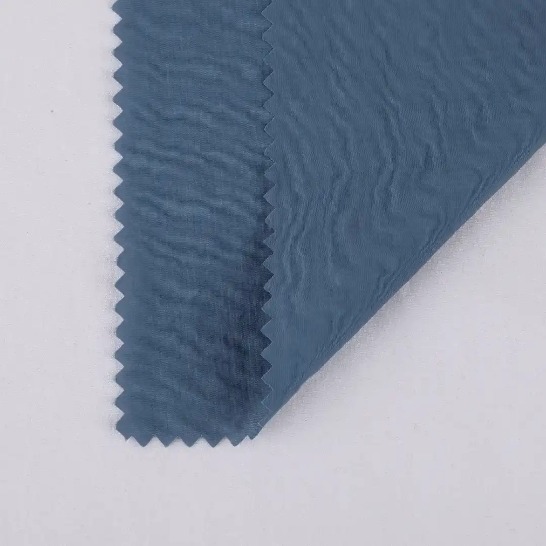 China Fabric for Jacket,Rain Coat,Bomber Jacket Nylon Taslon Synthetic Woven Fabric Nylon Blue color buy from China wholesaler bulk order at wholesale price free worldwide shipping Alibaba