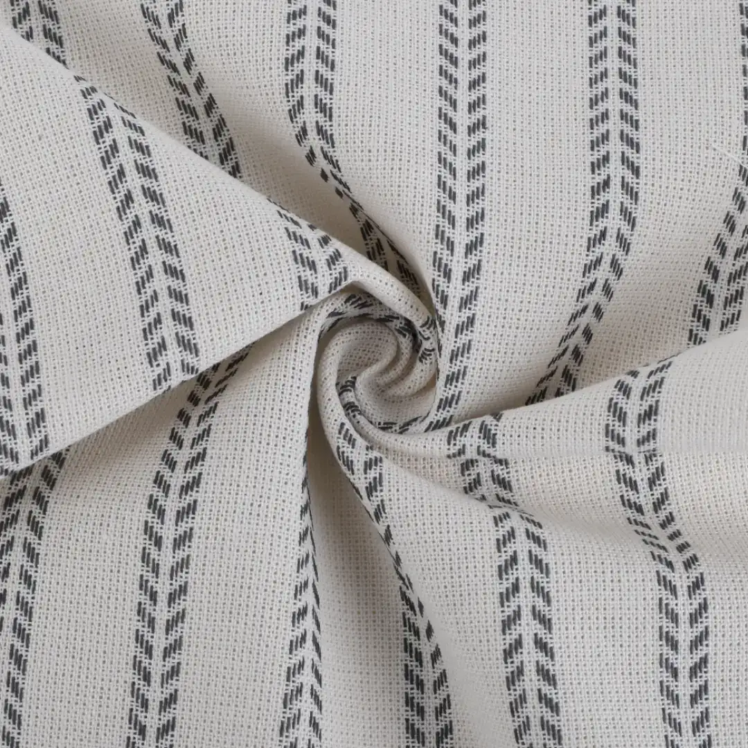 Bangladesh Fabric for Shirt,Crop Top,Skirt Cotton Dobby Natural Woven Fabric BCI Cotton White and Black color buy from Bangladesh wholesaler bulk order at wholesale price free worldwide shipping Alibaba