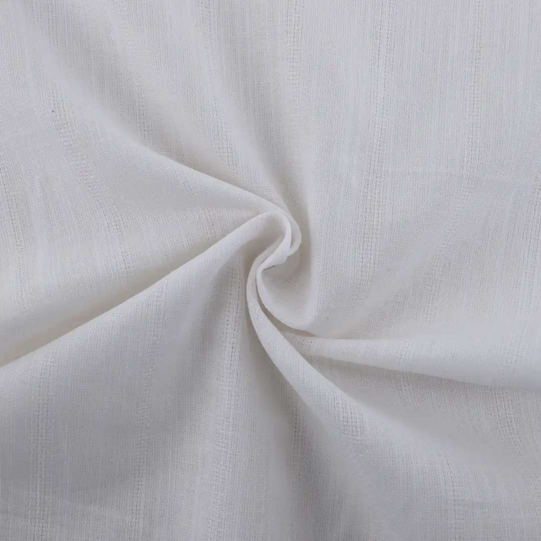 Bangladesh Fabric for Shirt,Crop Top,Skirt Cotton Dobby Natural Woven Fabric Cotton Linen White color buy from Bangladesh wholesaler bulk order at wholesale price free worldwide shipping Alibaba