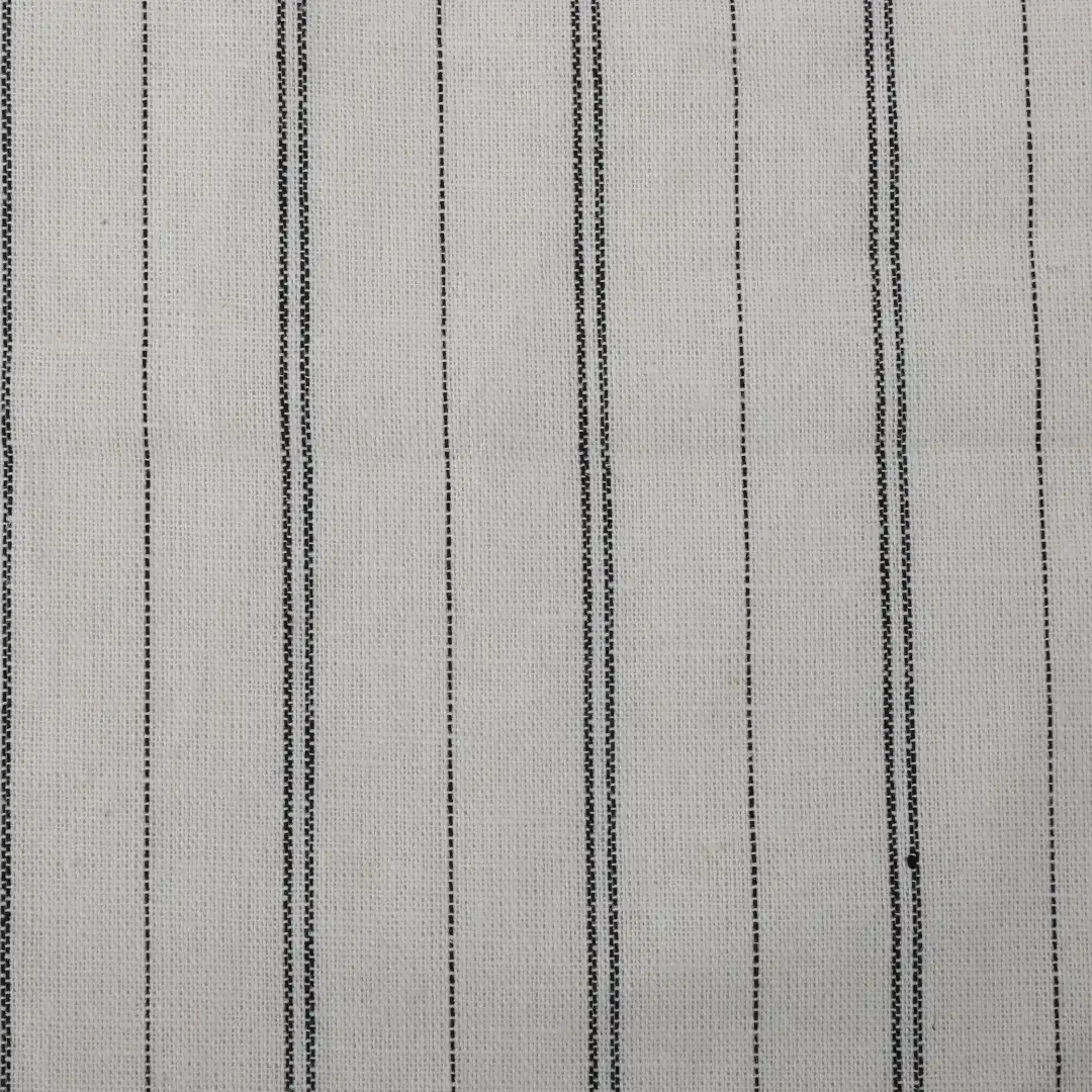 Bangladesh Fabric for Shirt,Crop Top,Skirt,Over Shirt Linen/Cotton Plain Natural Woven Fabric Cotton Linen White and Black color buy from Bangladesh wholesaler bulk order at wholesale price free worldwide shipping Alibaba