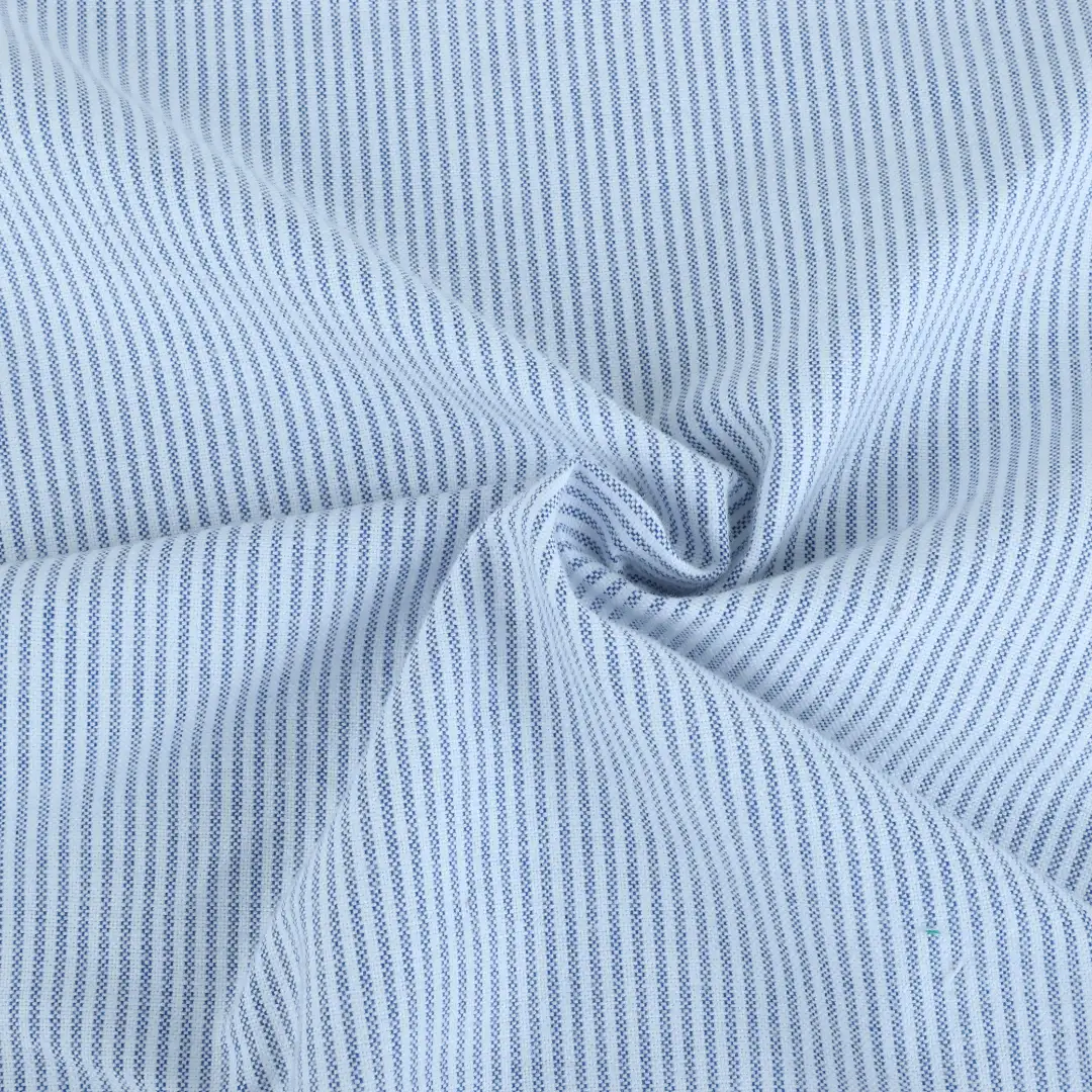Bangladesh Fabric for Blouse,Skirt,Crop Top Cotton Poplin Natural Woven Fabric Cotton White Blue color buy from Bangladesh wholesaler bulk order at wholesale price free worldwide shipping Alibaba