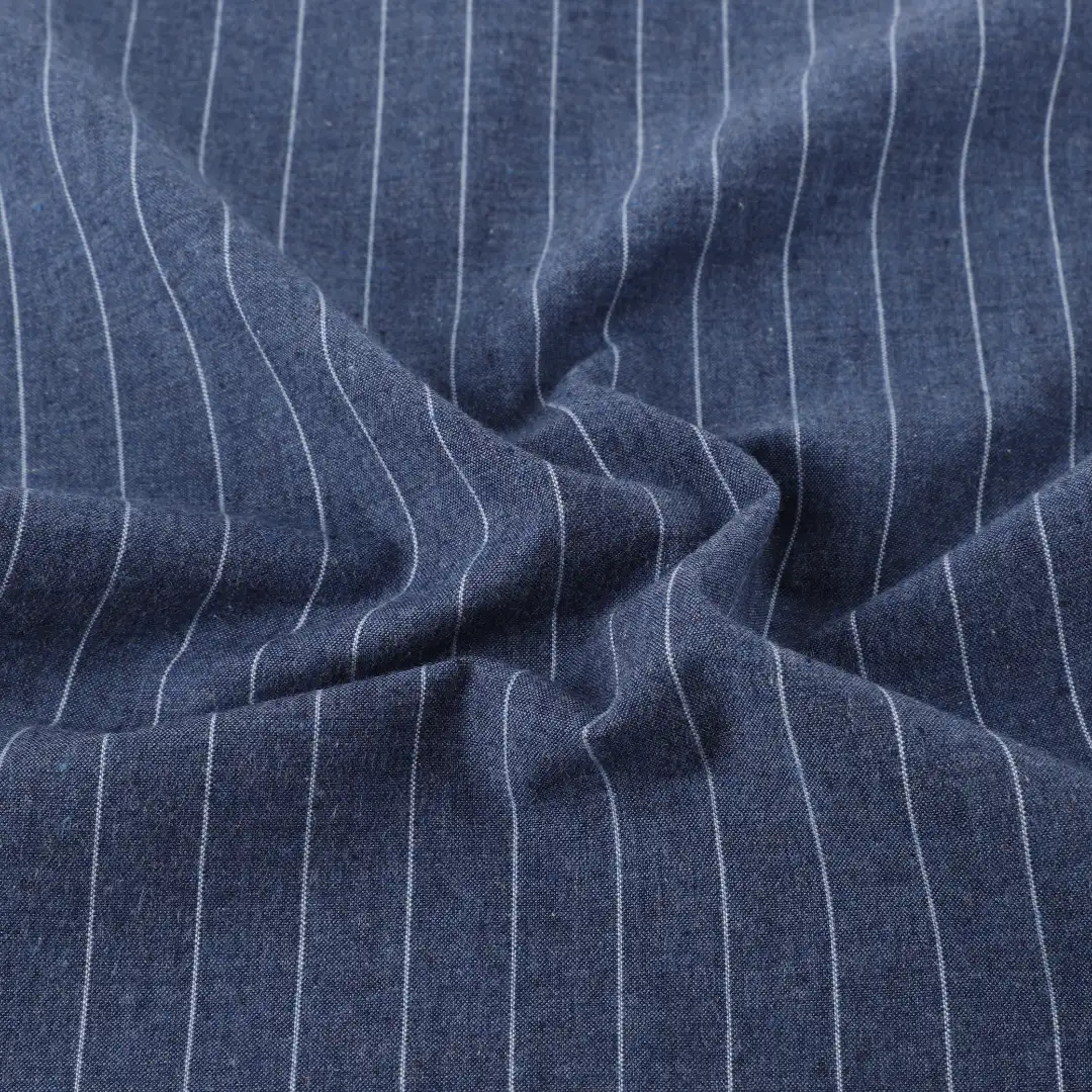 Bangladesh Fabric for Shirt,Crop Top,Skirt,Over Shirt Cotton YD Flannel Natural Woven Fabric BCI Cotton Navy color buy from Bangladesh wholesaler bulk order at wholesale price free worldwide shipping Alibaba