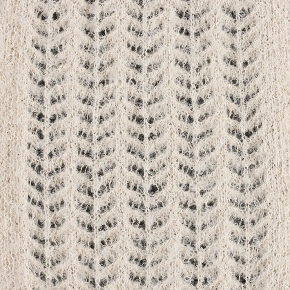 China Yarn for Half-Zipper Cardigan (Sweater),Knitted Trousers (Sweater),Knitted Jacket (Sweater) Boucle Yarn Fancy Yarn Recycled Polyester white color buy from China wholesaler bulk order at wholesale price free worldwide shipping Alibaba