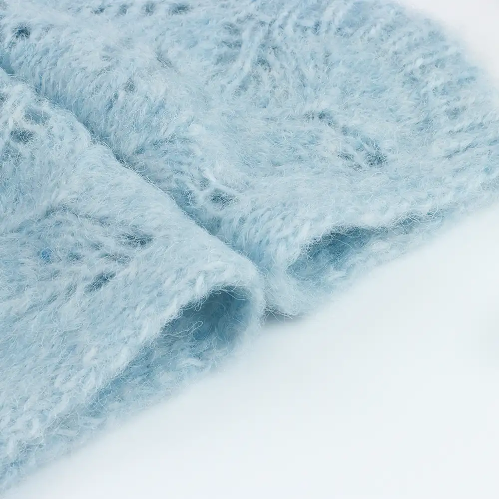 China Yarn for Polo T-shirt (Sweater),Crew Neck Pullover (Sweater),Half-Zipper Cardigan (Sweater) Mossy Yarn Fancy Yarn Nylon Acrylic Polyester Wool blue /pink color buy from China wholesaler bulk order at wholesale price free worldwide shipping Alibaba