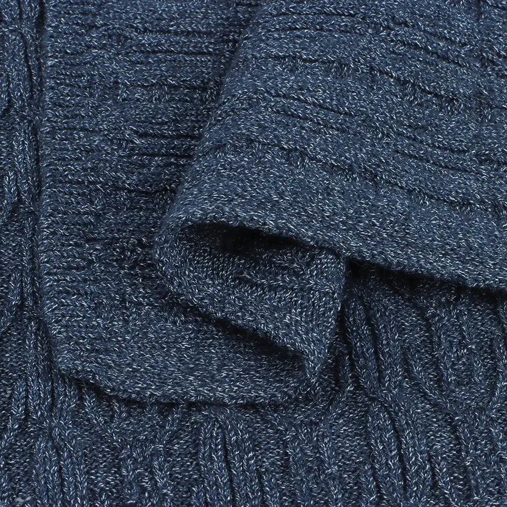 China Yarn for Open Cardigan (Sweater),Hoodie  (Sweater),Round Neck Pullover (Sweater) Mossy Yarn Fancy Yarn Cotton Recycled Polyester blue color buy from China wholesaler bulk order at wholesale price free worldwide shipping Alibaba