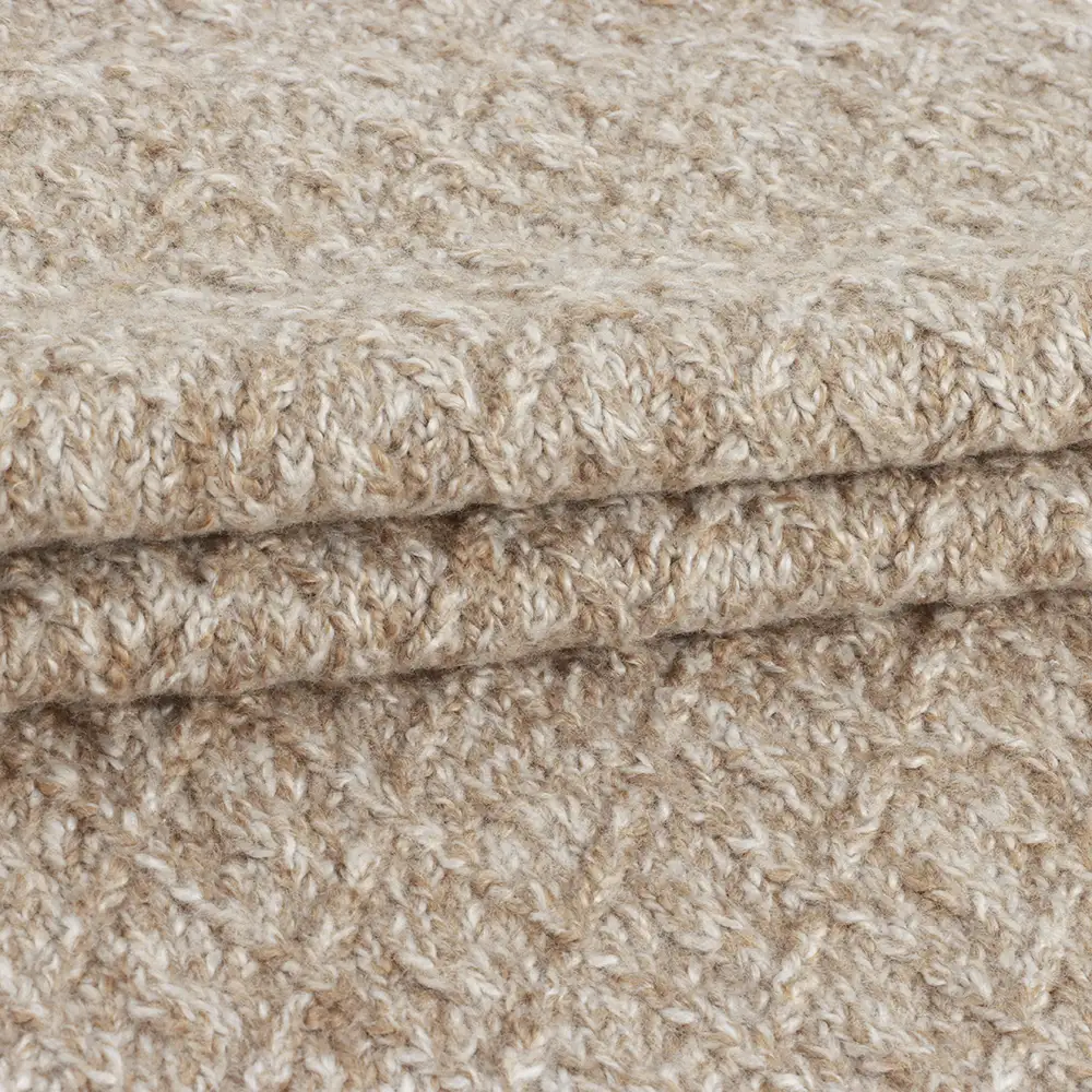 China Yarn for Half-Zipper Cardigan (Sweater),Knitted Trousers (Sweater),Knitted Jacket (Sweater) Mossy Yarn Fancy Yarn Cotton Nylon Polyester Spandex begie color buy from China wholesaler bulk order at wholesale price free worldwide shipping Alibaba