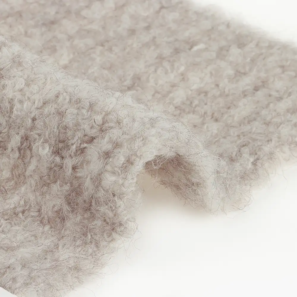 China Yarn for Dresses (Cardigan Open) (Sweater),Crop Top Pullover (Sweater) Boucle Yarn Fancy Yarn Recycled Polyester Acrylic Wool Spandex brown/white/orange color buy from China wholesaler bulk order at wholesale price free worldwide shipping Alibaba