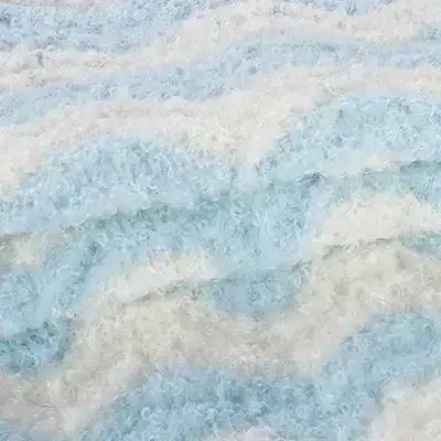 China Yarn for Half-Zipper Cardigan (Sweater),Knitted Jacket (Sweater),Knitted Trousers (Sweater) Boucle Yarn Fancy Yarn Recycled Polyester blue color buy from China wholesaler bulk order at wholesale price free worldwide shipping Alibaba