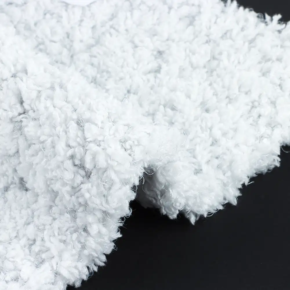 China Yarn for Ladies Vest (Sweater),Crop Top Pullover (Sweater),Dresses (Cardigan Button) (Sweater) Teddy Yarn Fancy Yarn Polyester Grey color buy from China wholesaler bulk order at wholesale price free worldwide shipping Alibaba