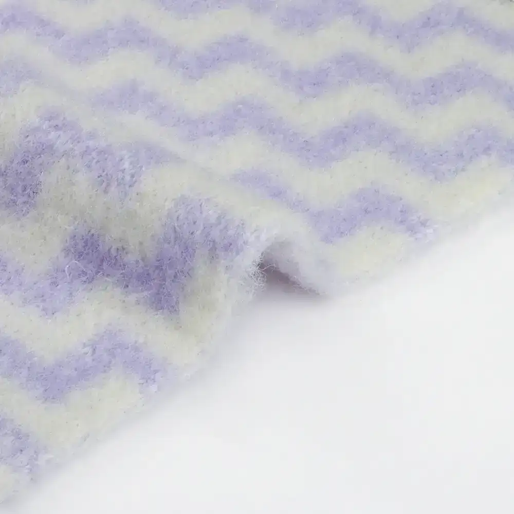 China Yarn for Crop Top Pullover (Sweater),Dresses (Cardigan Open) (Sweater) Cat Feather Yarn Fancy Yarn Recycled Polyester Nylon violet color buy from China wholesaler bulk order at wholesale price free worldwide shipping Alibaba