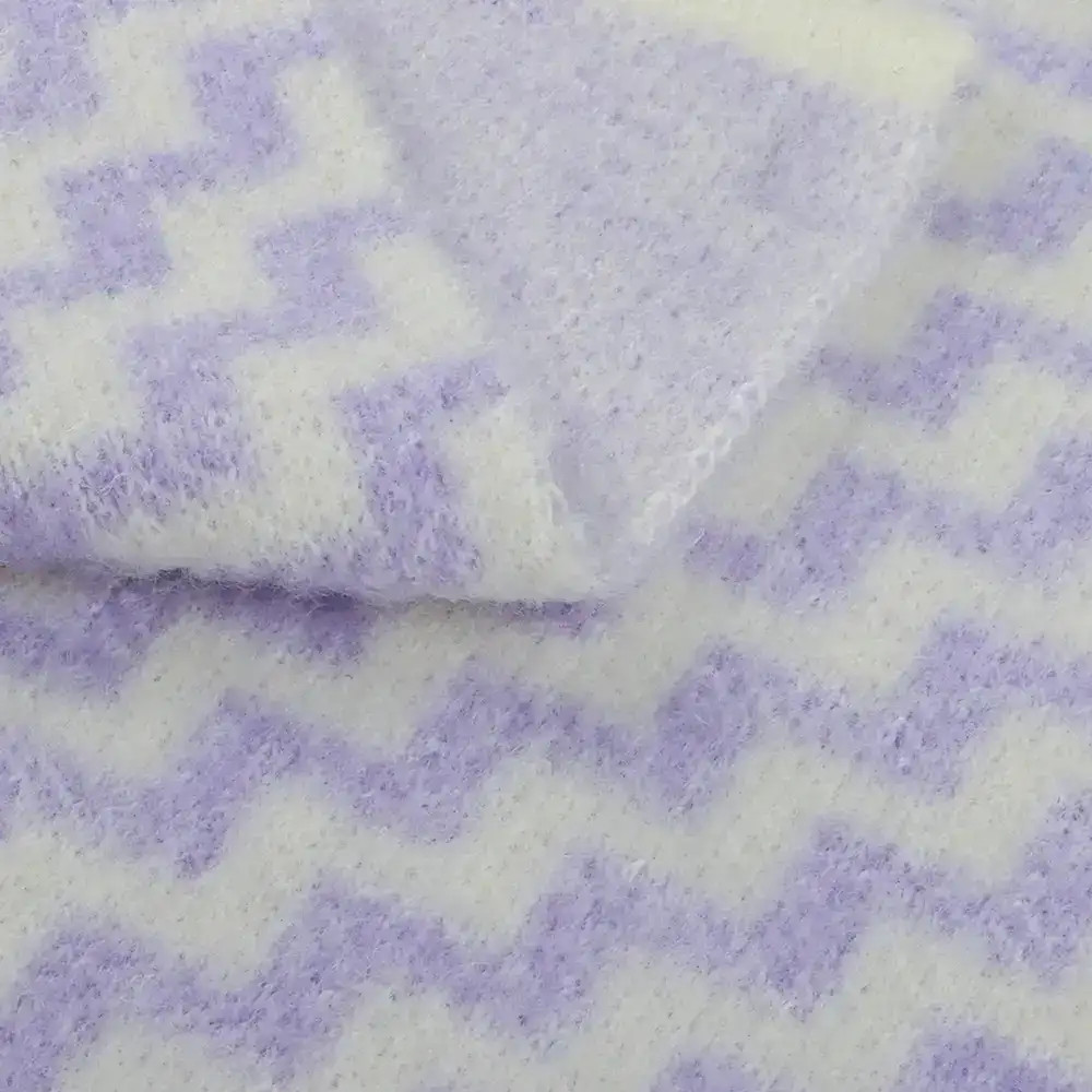 China Yarn for Crop Top Pullover (Sweater),Dresses (Cardigan Open) (Sweater) Cat Feather Yarn Fancy Yarn Recycled Polyester Nylon violet color buy from China wholesaler bulk order at wholesale price free worldwide shipping Alibaba