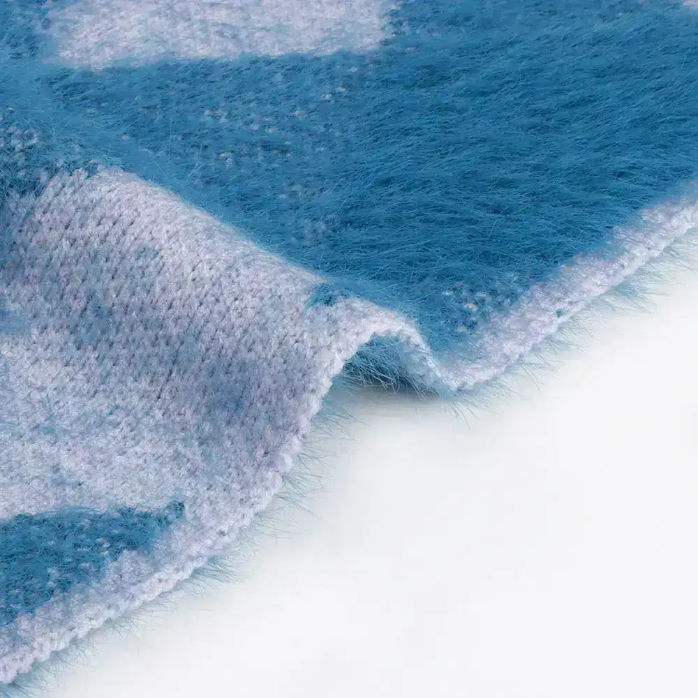 China Yarn for Ladies Vest (Sweater),Crop Top Pullover (Sweater),Dresses (Cardigan Button) (Sweater) Cat Feather Yarn Fancy Yarn Nylon BLUE color buy from China wholesaler bulk order at wholesale price free worldwide shipping Alibaba