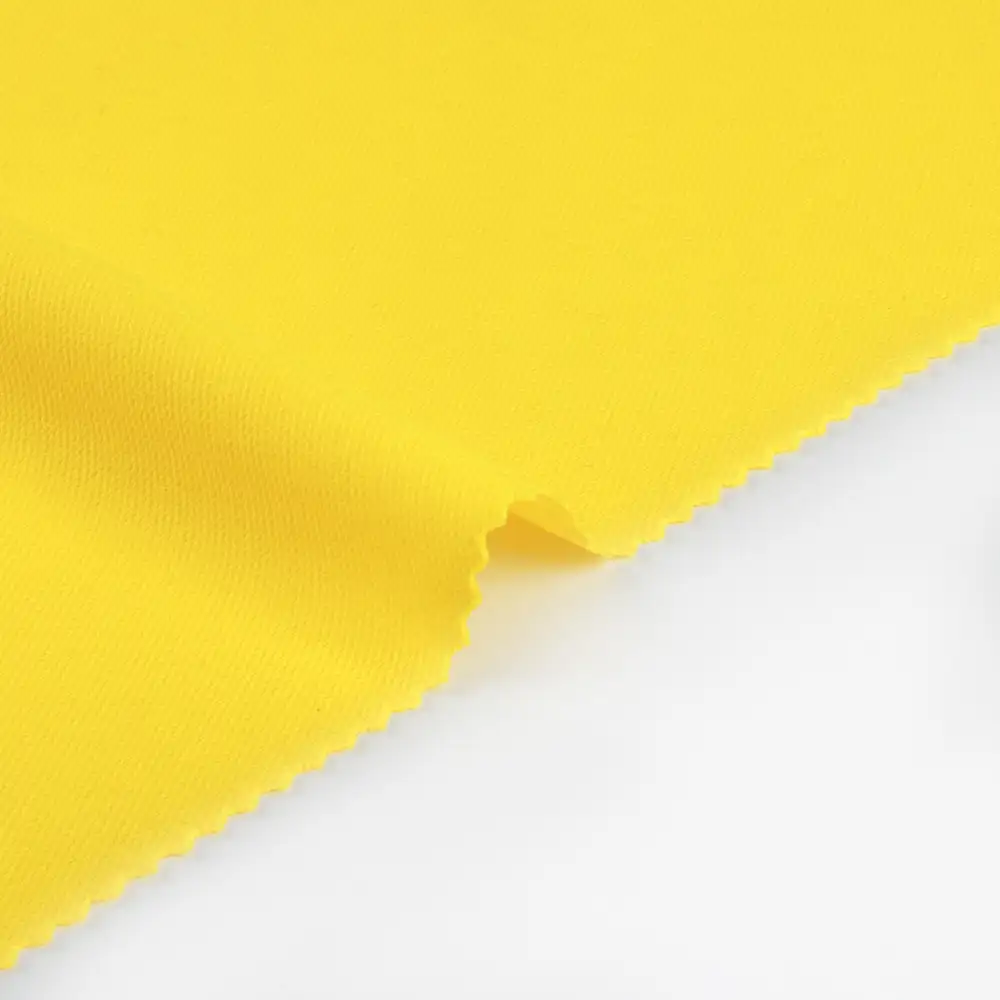 China Fabric for T-Shirt,Polo Shirt,Tank Top Pique Knit Fabric Polyester Yellow color buy from China wholesaler bulk order at wholesale price free worldwide shipping Alibaba