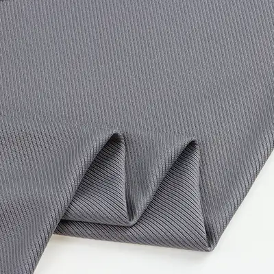 China Fabric for Tank Top,Crop Top,Hoodie Rib Knit Fabric Polyester Spandex Grey color buy from China wholesaler bulk order at wholesale price free worldwide shipping Alibaba
