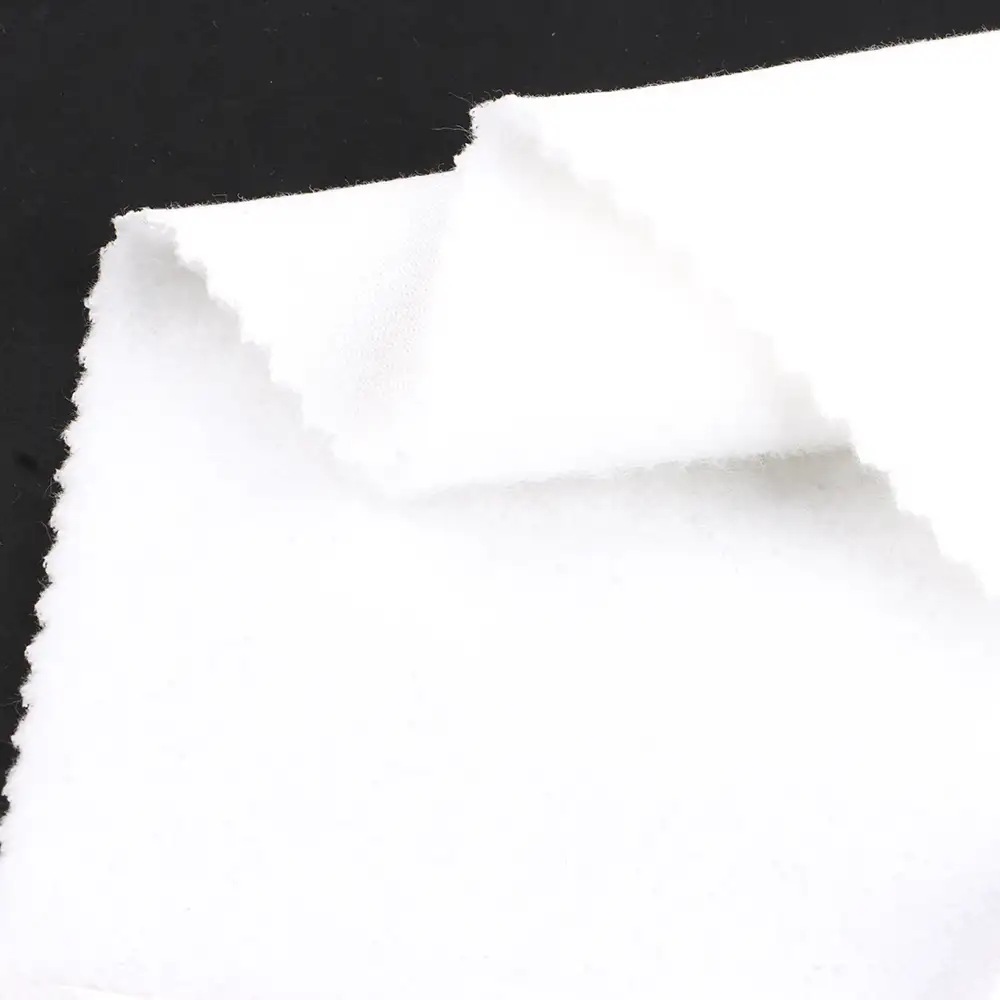 China Fabric for Hoodie,Sweatshirt Fleece Knit Fabric Cotton Polyester white color buy from China wholesaler bulk order at wholesale price free worldwide shipping Alibaba