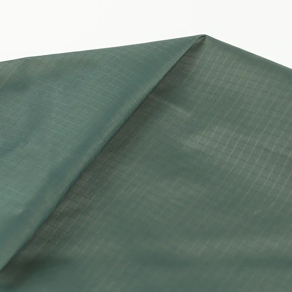 China Fabric for Bomber Jacket,Trench Coat Nylon Taffeta Synthetic Woven Fabric Nylon Agate Green color buy from China wholesaler bulk order at wholesale price free worldwide shipping Alibaba