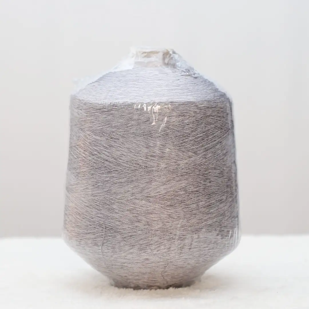 China Yarn for Half-Zipper Cardigan (Sweater),Round Neck Pullover (Sweater),Crew Neck Pullover (Sweater),Crop Top Pullover (Sweater),Dresses (Cardigan Open) (Sweater) Double Twist Spun Regular Yarn Livaeco Nylon Dark Grey color buy from China wholesaler bulk order at wholesale price free worldwide shipping Alibaba