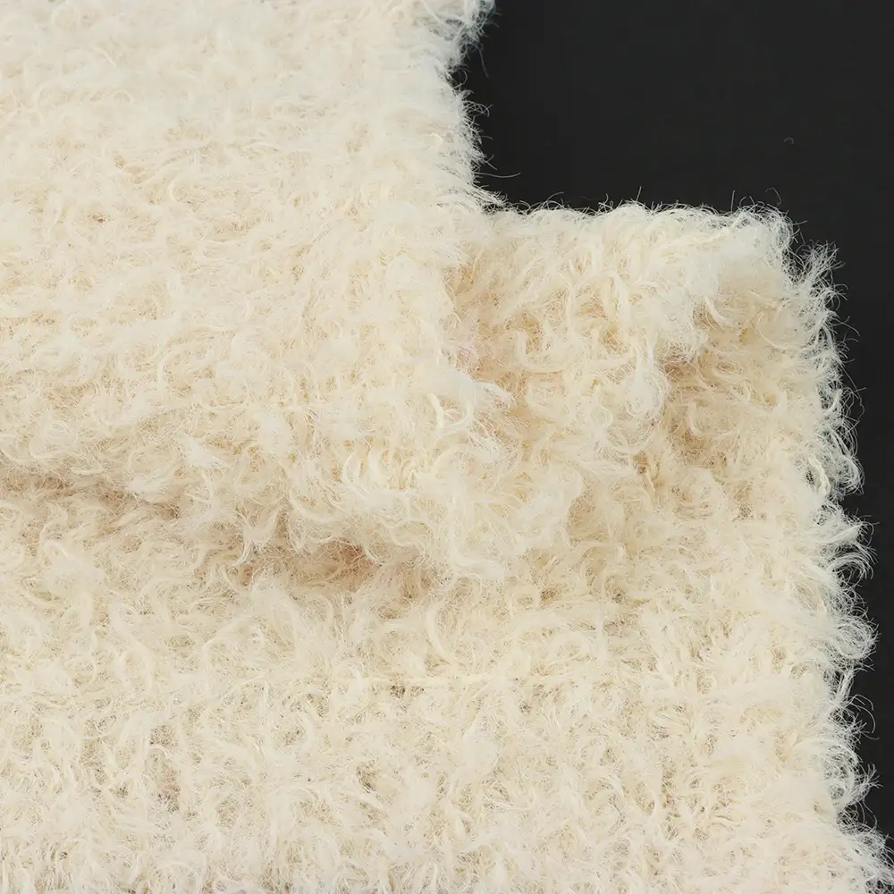 China Yarn for Dresses (Cardigan Open) (Sweater),Crop Top Pullover (Sweater) Feather Yarn Fancy Yarn Polyester white color buy from China wholesaler bulk order at wholesale price free worldwide shipping Alibaba