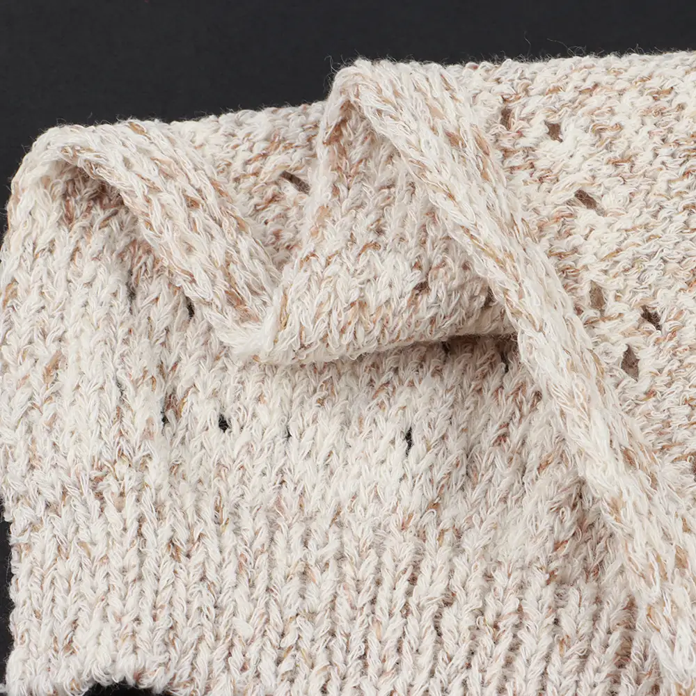 China Yarn for Ladies Vest (Sweater),Crop Top Pullover (Sweater),Dresses (Cardigan Button) (Sweater) Tubular Tape Yarn Fancy Yarn Polyester Cotton Linen begie/brown color buy from China wholesaler bulk order at wholesale price free worldwide shipping Alibaba