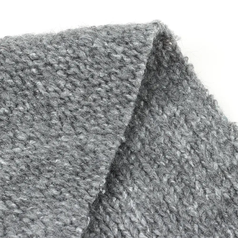 China Yarn for Polo T-shirt (Sweater),Crew Neck Pullover (Sweater),Half-Zipper Cardigan (Sweater) Mossy Yarn Fancy Yarn Acrylic Recycled Polyester Spandex grey color buy from China wholesaler bulk order at wholesale price free worldwide shipping Alibaba