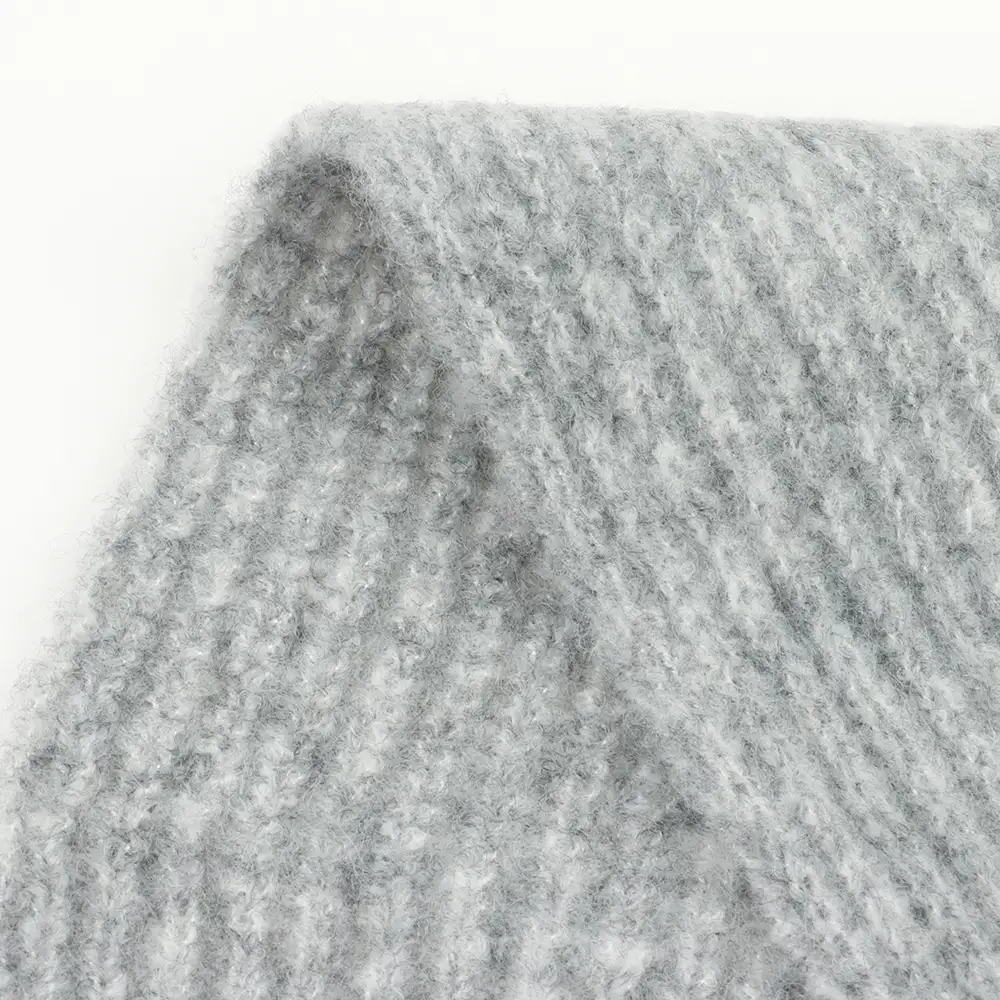 China Yarn for Polo T-shirt (Sweater),Crew Neck Pullover (Sweater),Half-Zipper Cardigan (Sweater) Mossy Yarn Fancy Yarn Polyester Acrylic Nylon grey color buy from China wholesaler bulk order at wholesale price free worldwide shipping Alibaba