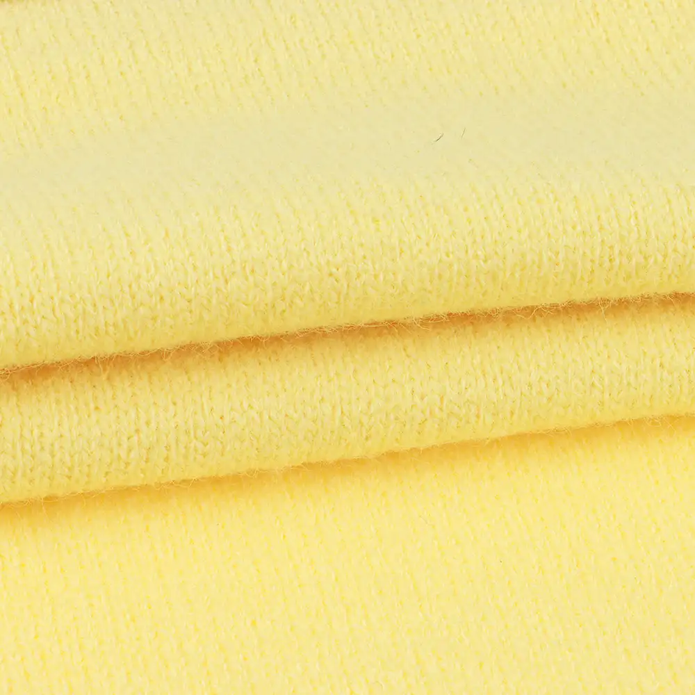 China Yarn for Dresses (Cardigan Open) (Sweater),Crop Top Pullover (Sweater) Core Spun Yarn Regular Yarn Acrylic Nylon PBT yellow color buy from China wholesaler bulk order at wholesale price free worldwide shipping Alibaba