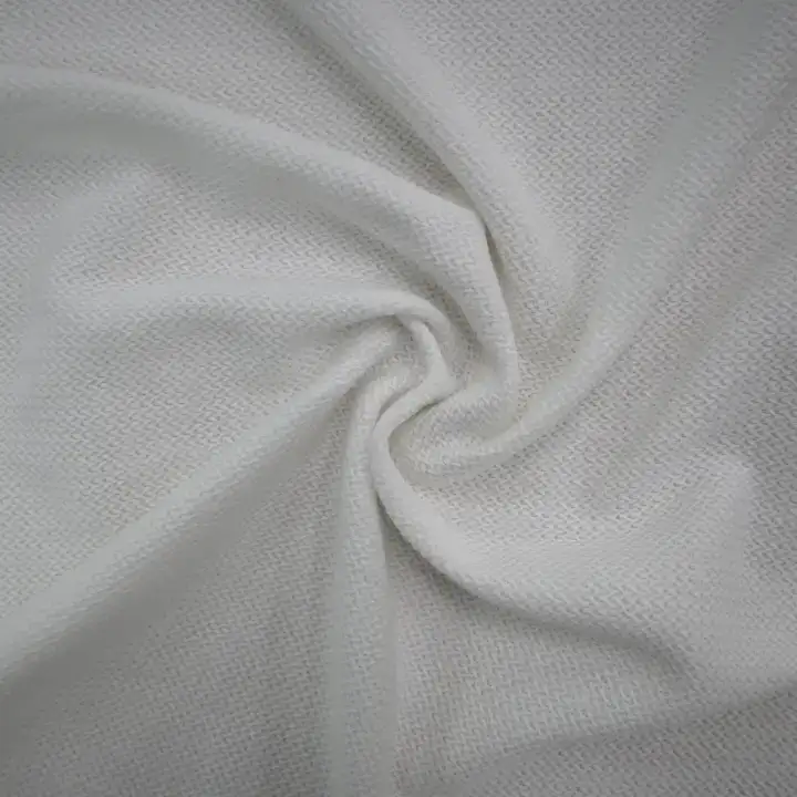 India Fabric for Waistcoat,Blazer Weft Jacquard Knit Fabric Cotton White color buy from India wholesaler bulk order at wholesale price free worldwide shipping Alibaba