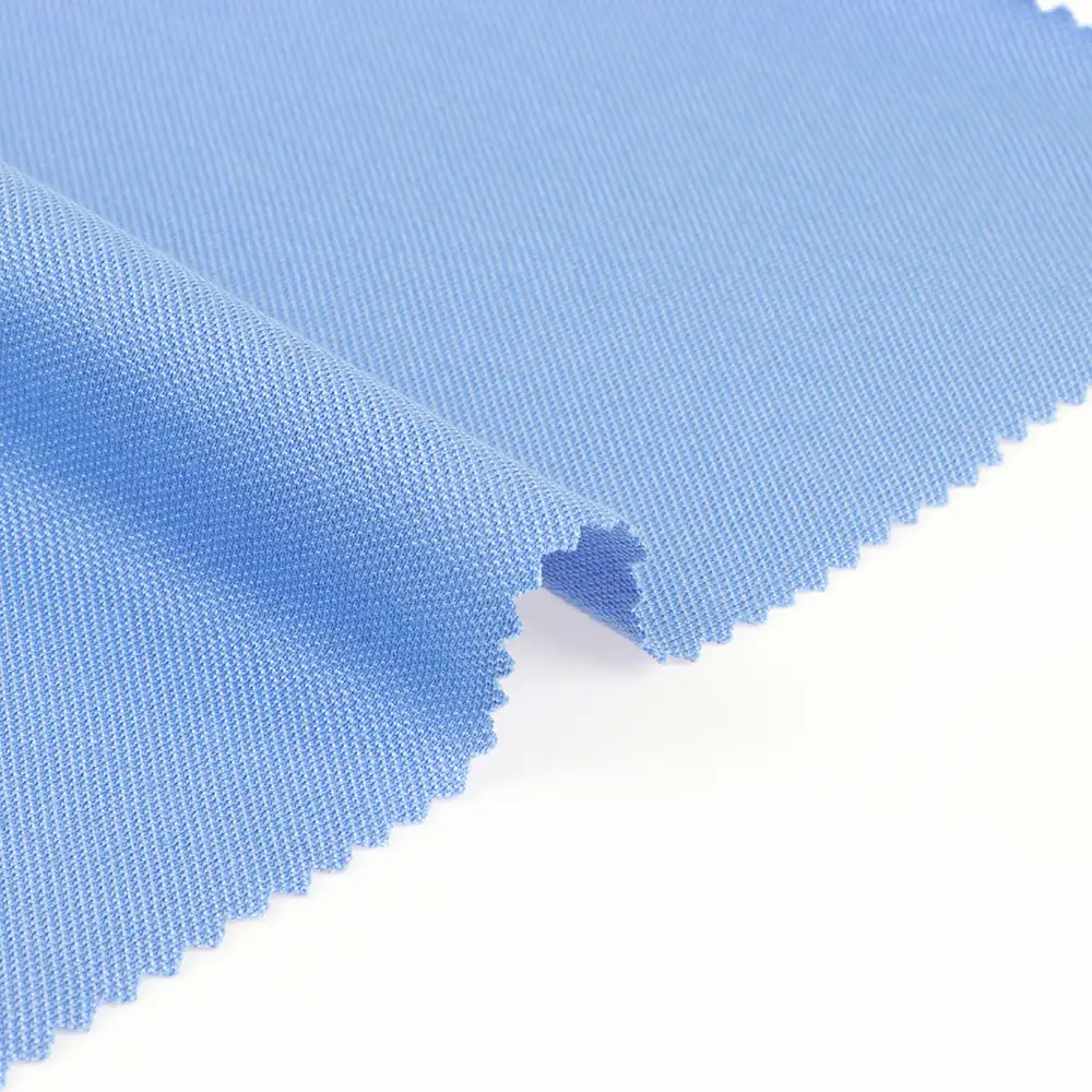 China Fabric for T-Shirt,Polo Shirt,Tank Top Pique Knit Fabric Polyester Cotton Blue color buy from China wholesaler bulk order at wholesale price free worldwide shipping Alibaba