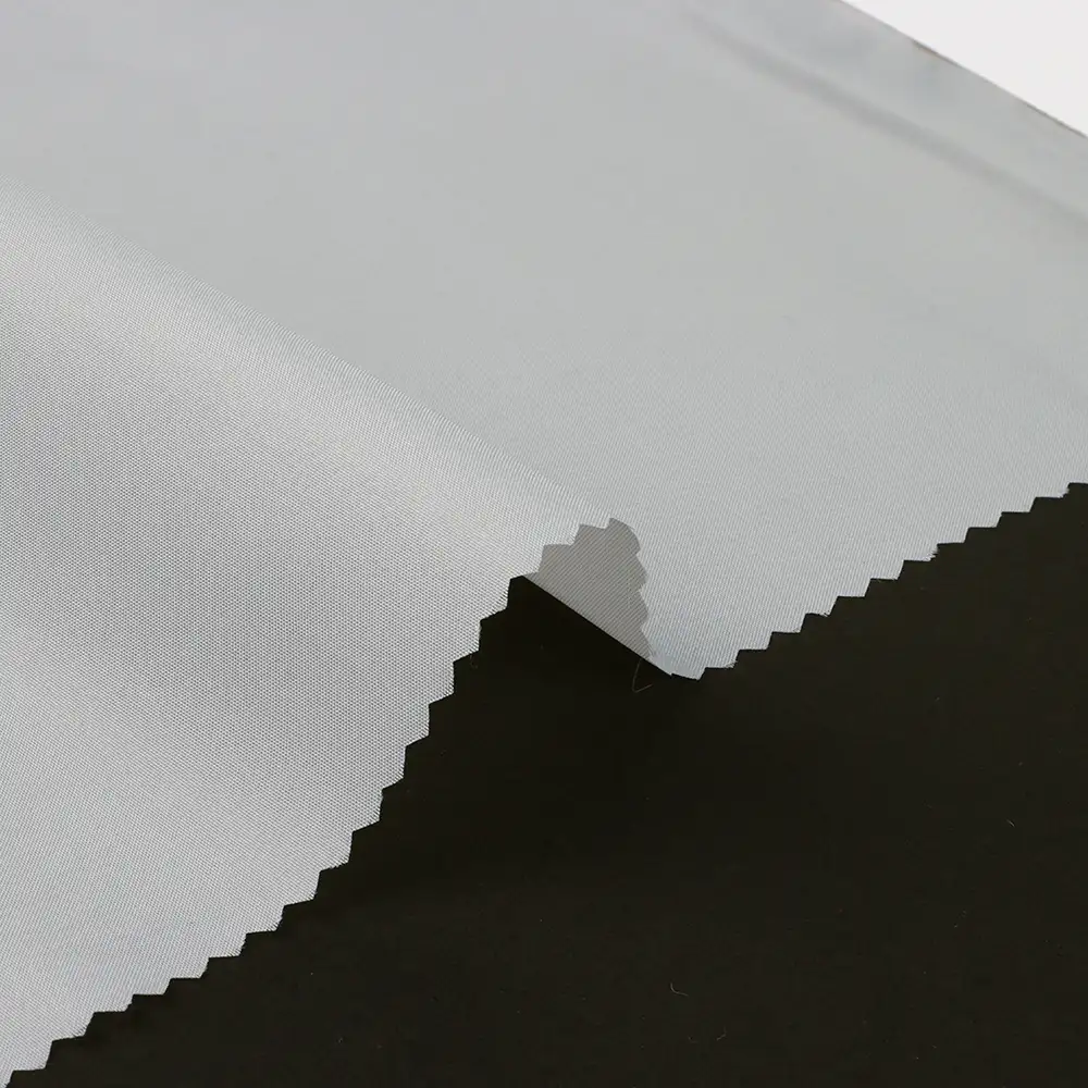 China Fabric for Trench Coat Polyester Taffeta Synthetic Woven Fabric Polyester Grey color buy from China wholesaler bulk order at wholesale price free worldwide shipping Alibaba