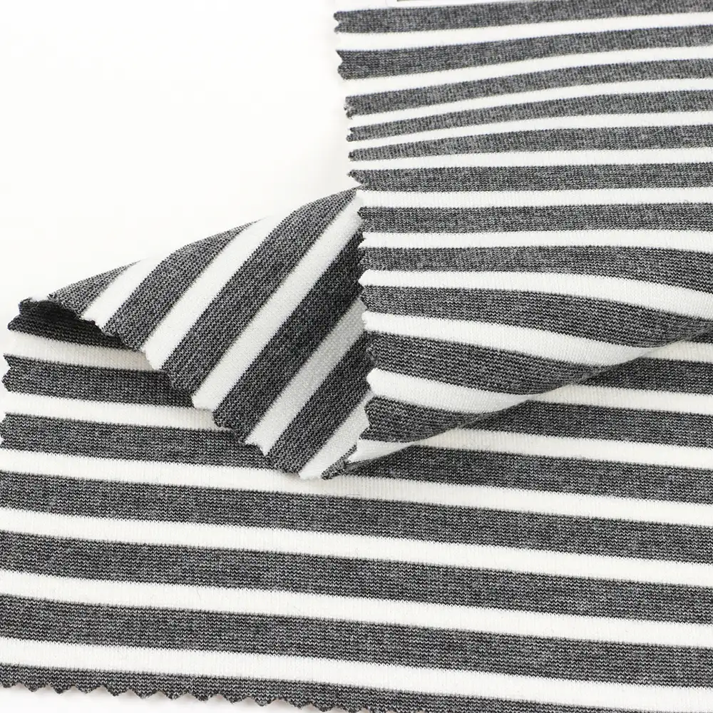 China Fabric for Blazer,Suit Trouser,Waistcoat Ponte Roma Knit Fabric Polyester Rayon Spandex Black and White color buy from China wholesaler bulk order at wholesale price free worldwide shipping Alibaba
