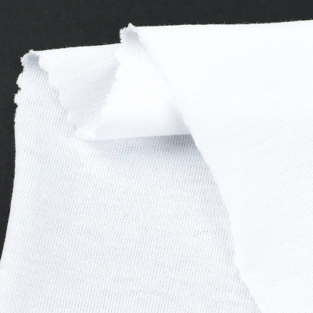 China Fabric for T-Shirt,Pajamas,Loungewear,Yoga Pants,Tracksuits Single Jersey Knit Fabric Cotton White color buy from China wholesaler bulk order at wholesale price free worldwide shipping Alibaba