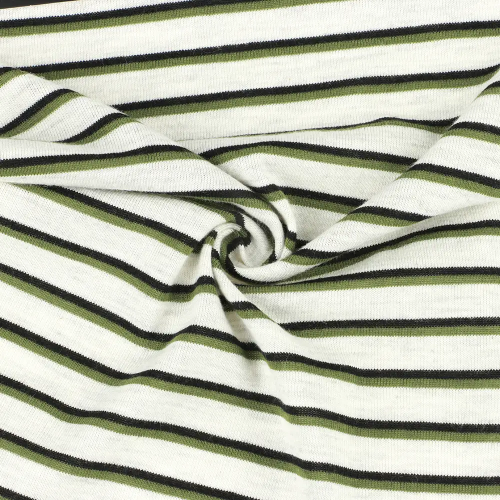 China Fabric for T-Shirt,Pajamas,Loungewear,Yoga Pants,Tracksuits Single Jersey Knit Fabric Polyester Cotton Black and green color buy from China wholesaler bulk order at wholesale price free worldwide shipping Alibaba