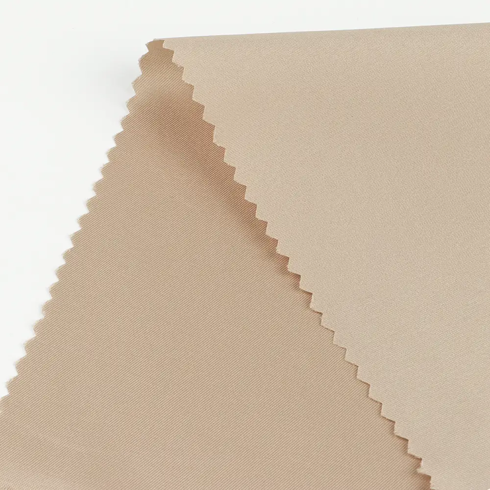 China Fabric for Blazer,Suit Polyester Twill Lining Fabric Synthetic Woven Fabric Polyester Khaki color buy from China wholesaler bulk order at wholesale price free worldwide shipping Alibaba