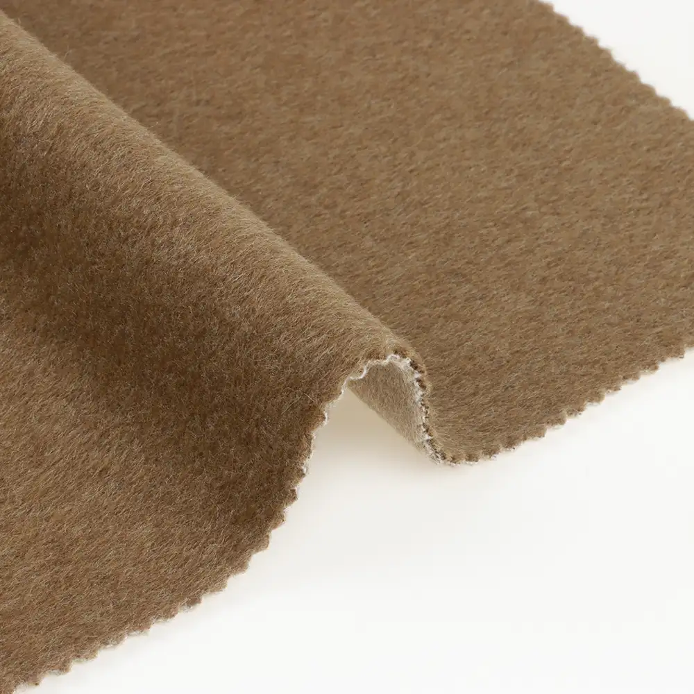 China Fabric for Blazer,Skirt,Suit Woolen Overcoat Woolen Polyester Brown color buy from China wholesaler bulk order at wholesale price free worldwide shipping Alibaba
