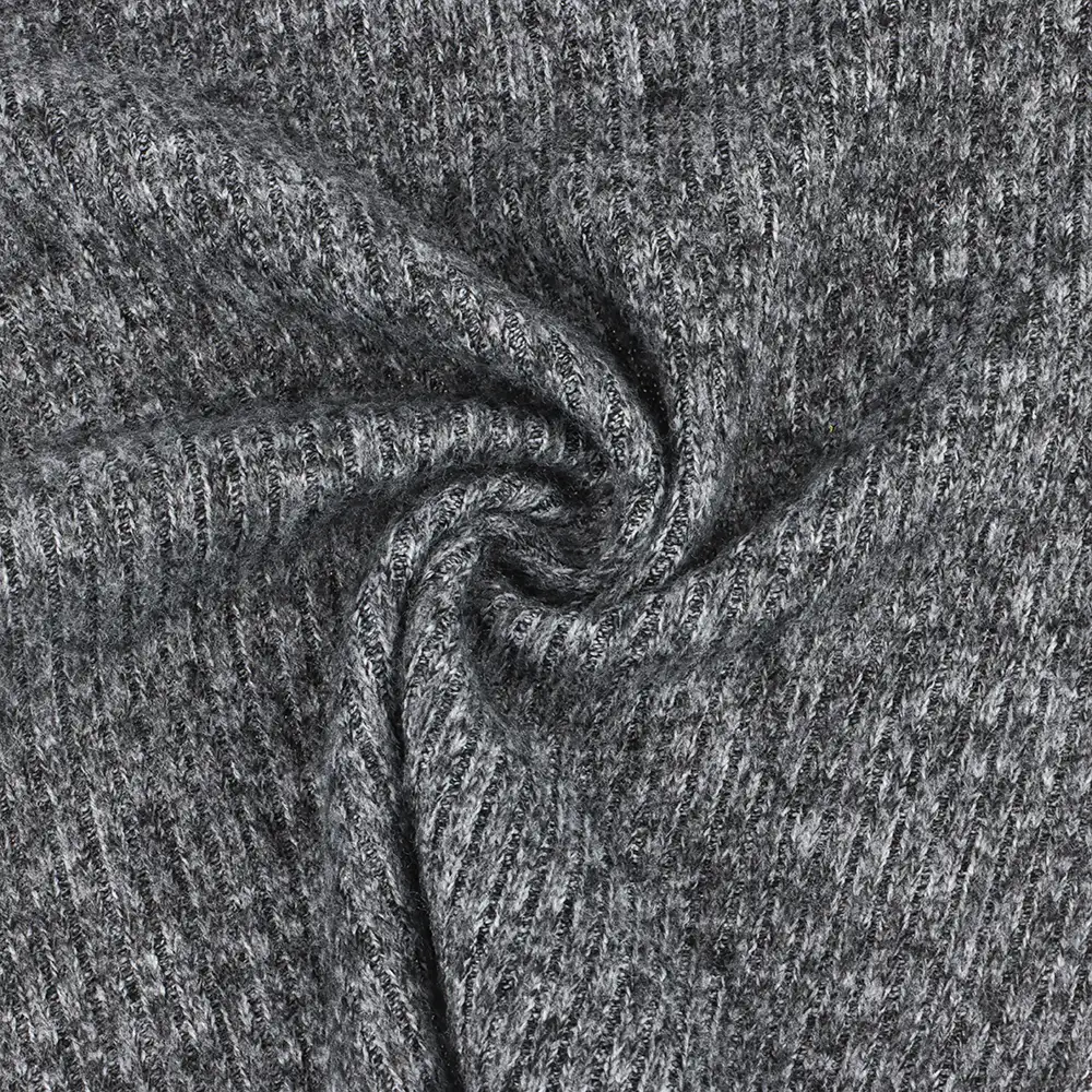 China Fabric for Hoodie,Loungewear,Sweatshirt Hacci Knit Fabric Polyester Rayon Spandex Grey color buy from China wholesaler bulk order at wholesale price free worldwide shipping Alibaba