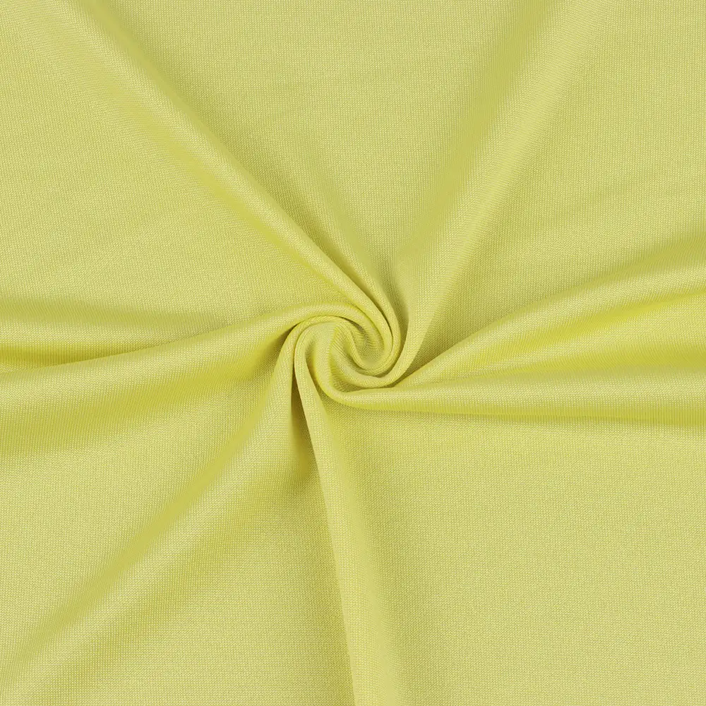 China Fabric for T-Shirt,Pajamas,Loungewear,Yoga Pants,Tracksuits Single Jersey Knit Fabric Polyester Spandex Green color buy from China wholesaler bulk order at wholesale price free worldwide shipping Alibaba