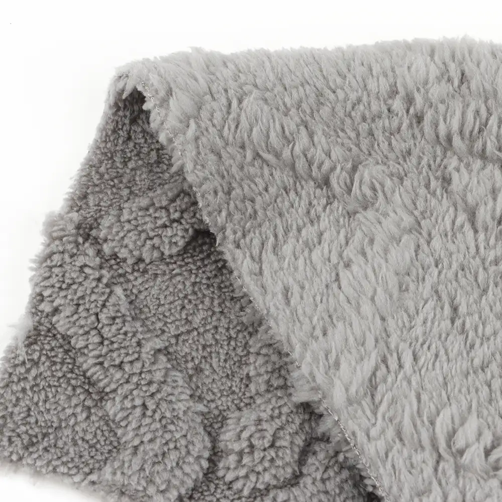 China Fabric for Hoodie,Sweatshirt Fleece Knit Fabric Polyester Grey color buy from China wholesaler bulk order at wholesale price free worldwide shipping Alibaba