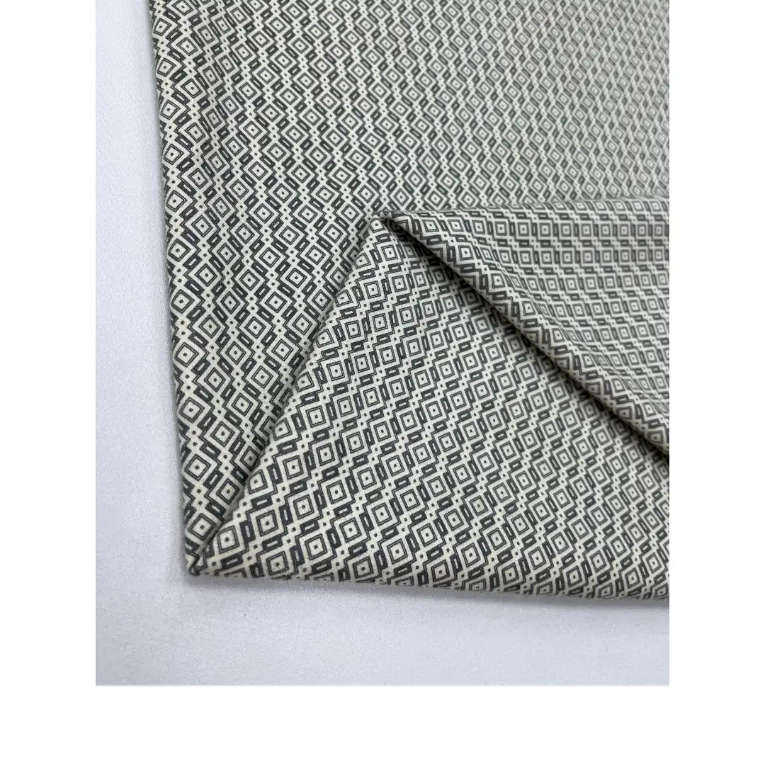 China Fabric for Jacket,Pants,Blazer Weft Suede Knit Fabric Polyester Elastane 米白 color buy from China wholesaler bulk order at wholesale price free worldwide shipping Alibaba