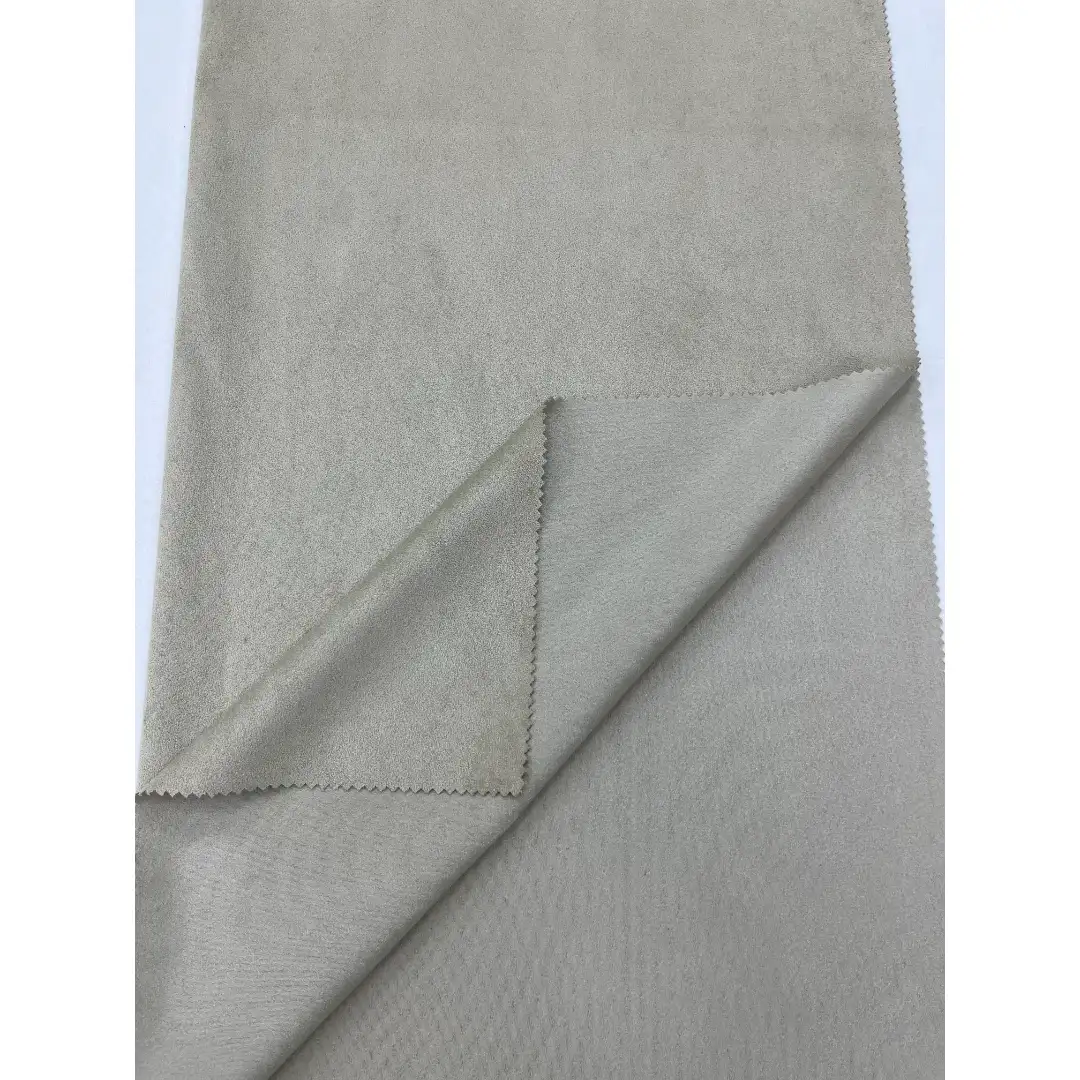 China Fabric for Jacket,Blazer Warp Suede Knit Fabric Polyester Viscose 浅驼 color buy from China wholesaler bulk order at wholesale price free worldwide shipping Alibaba
