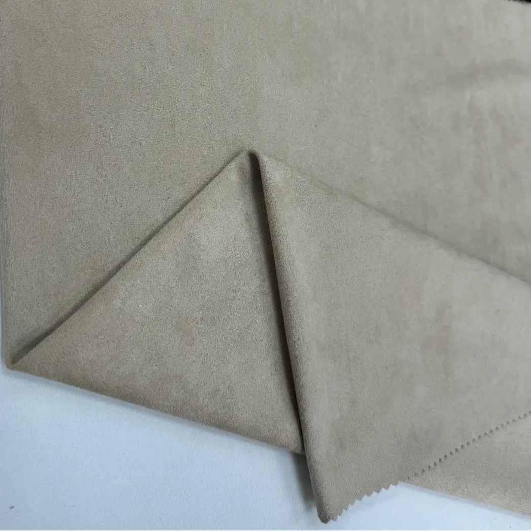 China Fabric for Jacket,Blazer Warp Suede Knit Fabric Polyester Elastane 红驼 color buy from China wholesaler bulk order at wholesale price free worldwide shipping Alibaba