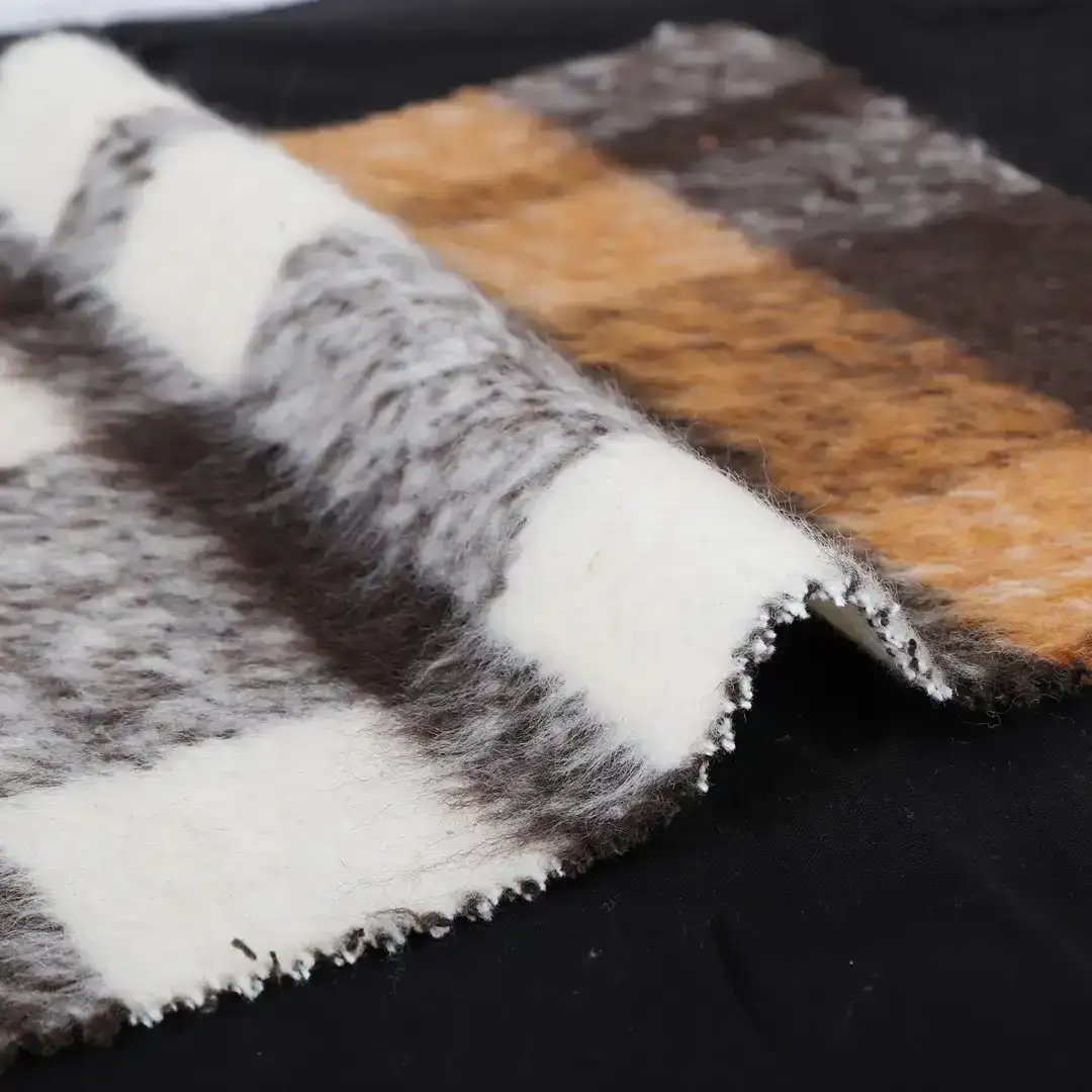 China Fabric for Blazer,Trench Coat T/R Imitation Woolen Fabric Woolen Polyester Acrylic Polyamide Wool Viscose Brown color buy from China wholesaler bulk order at wholesale price free worldwide shipping Alibaba