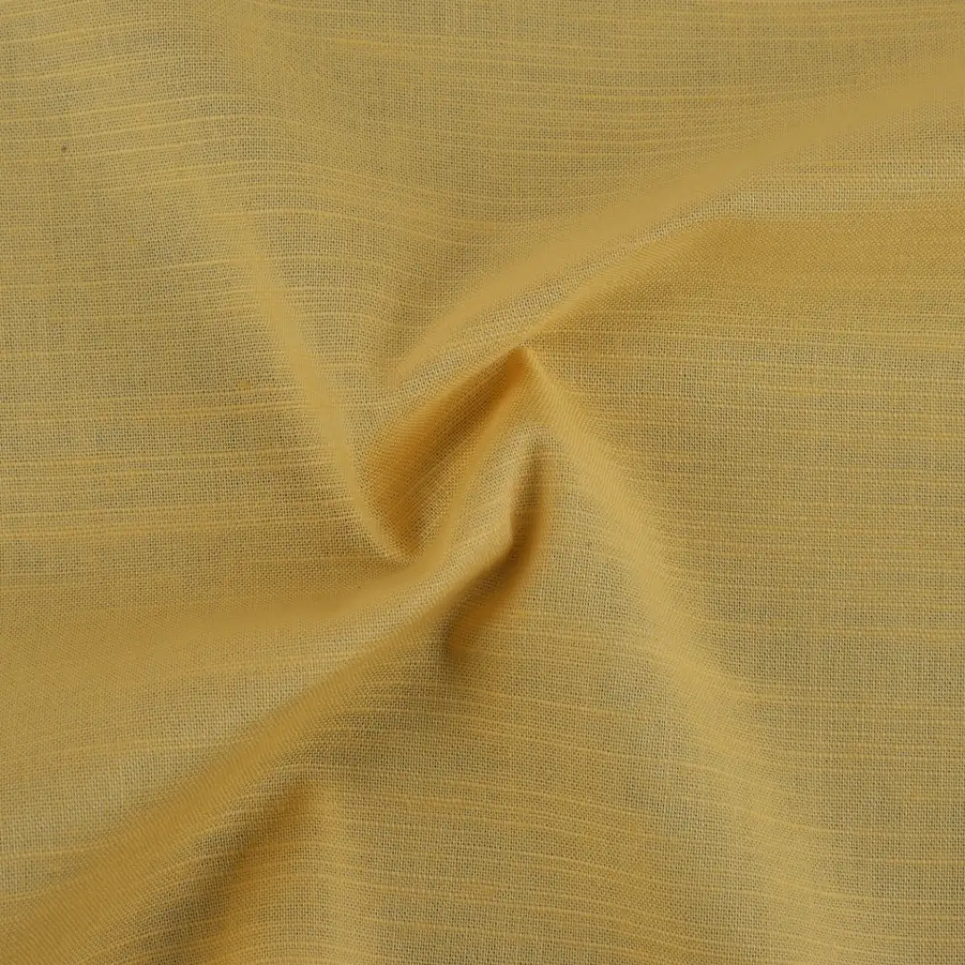 Bangladesh Fabric for Shirt,Crop Top,Skirt Cotton Slub Natural Woven Fabric Cotton Yellow color buy from Bangladesh wholesaler bulk order at wholesale price free worldwide shipping Alibaba