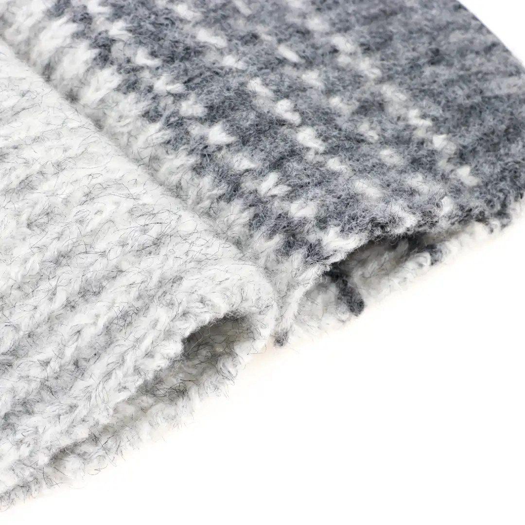 China Yarn for Half-Zipper Cardigan (Sweater),Crew Neck Pullover (Sweater),Polo T-shirt (Sweater) Mossy Yarn Fancy Yarn Recycled Polyester Polyester Acrylic Wool Spandex grey color buy from China wholesaler bulk order at wholesale price free worldwide shipping Alibaba